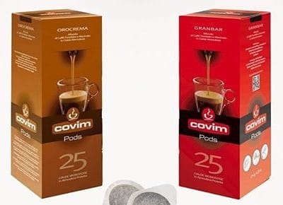 ESE kaffepods Covim fyra blandningar från www.kaffebönor.se